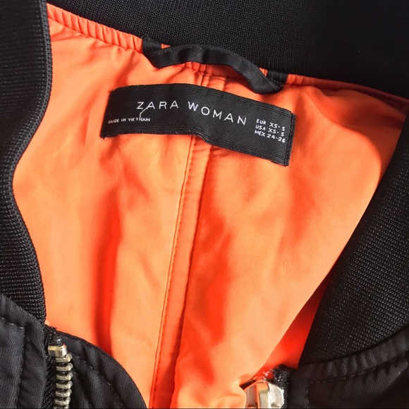 Zara Oversized Longline Heavy Bomber Jacket - Picture 7 of 8